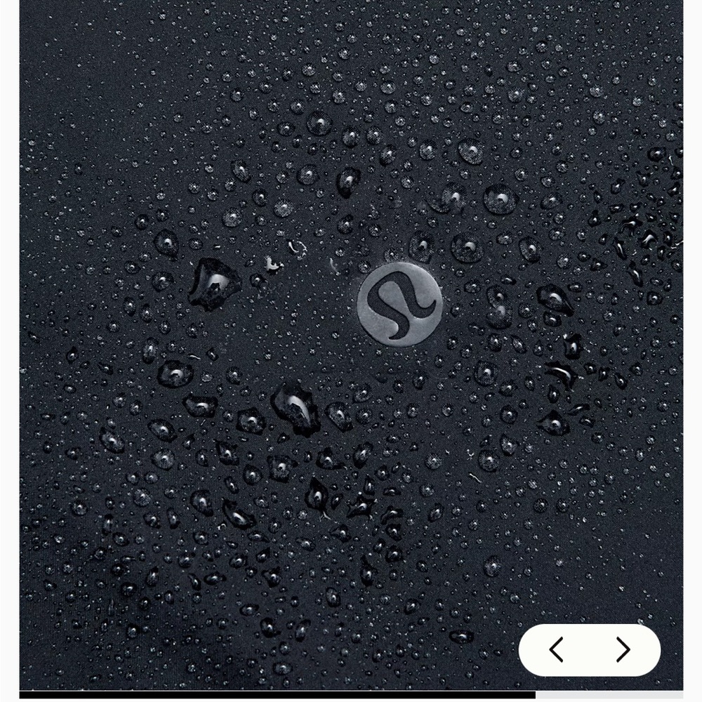 Lululemon Athletica Rain Rebel Black Trench, Size 6 - Picture 16 of 16